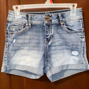Denim shorts